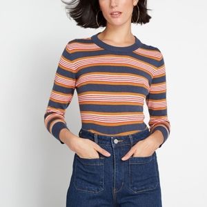 Charter School Pullover Sweater- fall stripe